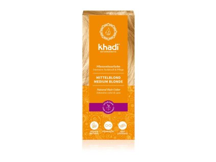 11007 khadi rostlinna barva na vlasy stredni blond 100 g