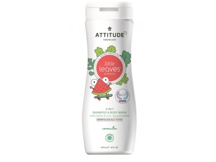 11022 attitude detske telove mydlo a sampon 2v1 meloun kokos