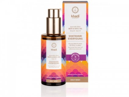 12774 khadi elixir olej pro pokozku a dusi shatavari everyoung vecne mladi 100 ml
