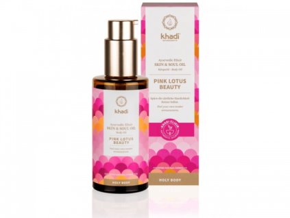 12777 khadi elixir olej pro pokozku a dusi ruzovy lotos krasa 100 ml