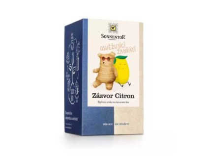 15183 sonnentor zazvor citron bio 18 x 1 8 g
