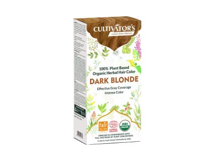 15399 cultivator rostlinna barva na vlasy tmava blond 100 g bio