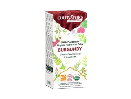 15420 cultivator rostlinna barva na vlasy burgundy 100 g bio