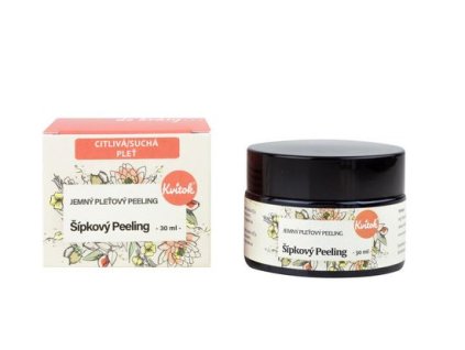 16276 kvitok sipkovy peeling pro suchou citlivou plet 30 ml