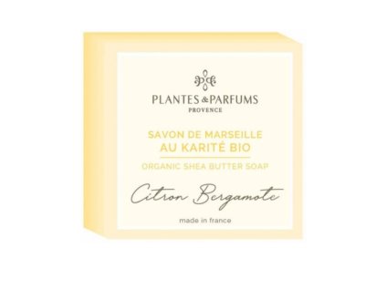 Plantes and parfums Tuhé mýdlo Citron - Bergamot BIO 100 g