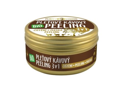 Purity Vision Bio Kávový pleťový peeling 3v1 70 ml