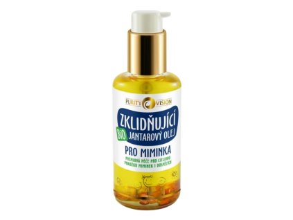 Purity Vision Bio Zklidňující Jantarový olej pro miminka 95 ml