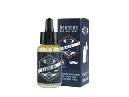 8421 benecos olej na vousy pro muze bio 30 ml