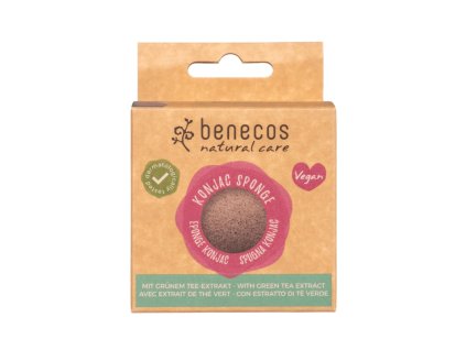 benecos Přírodní houba konjac zelený čaj