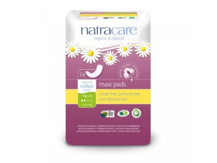 9675 natracare menstruacni vlozky maxi regular bez kridelek