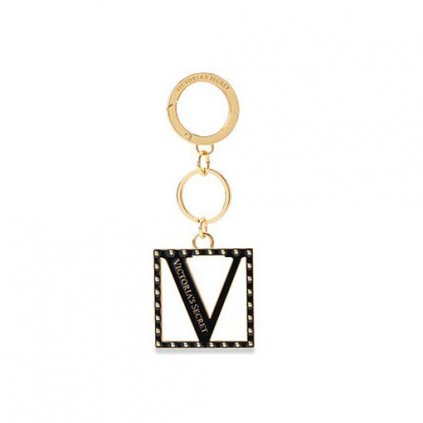 Victoria's Secret klíčenka Black Lily Charm Keychain