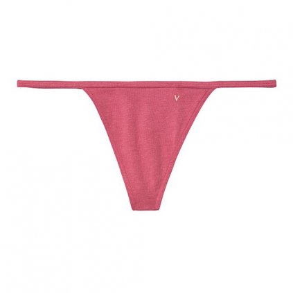 Victoria's Secret sexy růžová tanga Stretch Cotton V-string Panty