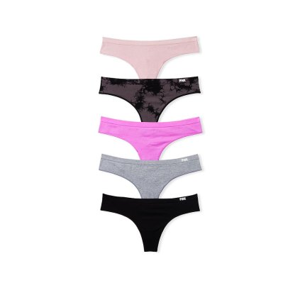Victoria's Secret PINK 5-pack Seamless Thong Panty