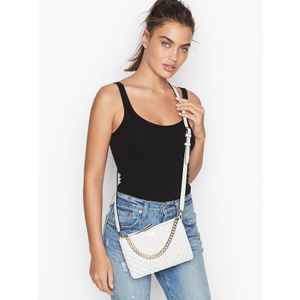 Victoria's Secret luxusní bílá crossbody kabelka