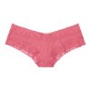 Victoria's Secret růžové brazilky s krajkovým lemem