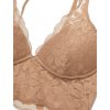 Victoria's Secret PINK Mocha Latte bralette podprsenka Lace Lightly Lined Plunge