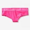 Victoria's Secret PINK růžové brazilské kalhotky s nápisem na zadečku