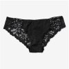 Victoria's Secret PINK černé krajkové klasické kalhotky