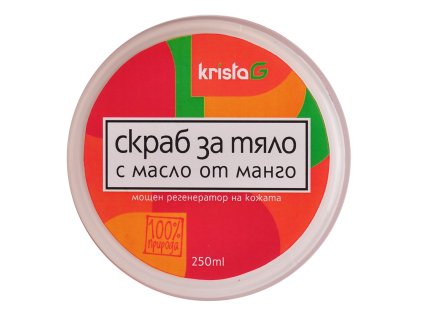 1036 krista g telovy peeling s mangovym olejem 250 ml