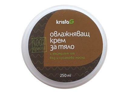 1213 krista g hydratacni telovy krem s extraktem z cerneho bezu a sezamovym olejem