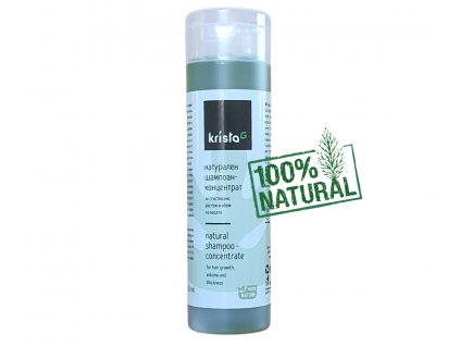 Šampon - koncentrát pro zahuštění, růst a objem vlasů, 250 ml  Krista G 100% príroda