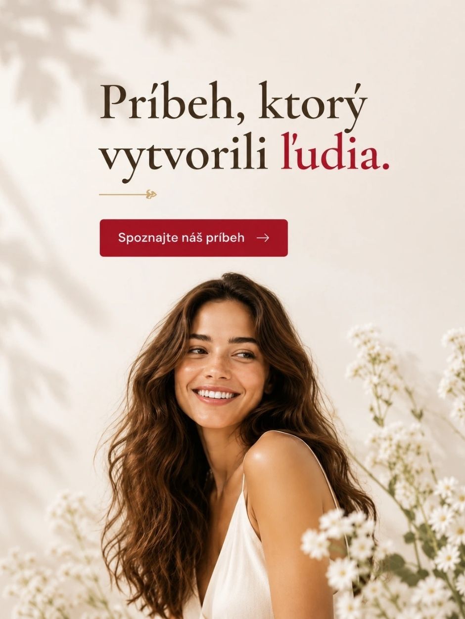 Žena s dlhými vlnitými vlasmi medzi kvetmi príbeh značky Milva