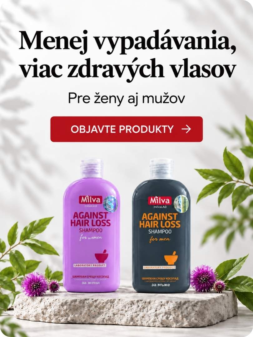 Milva šampóny proti vypadávaniu vlasov pre ženy a mužov – podpora rastu a hustoty vlasov