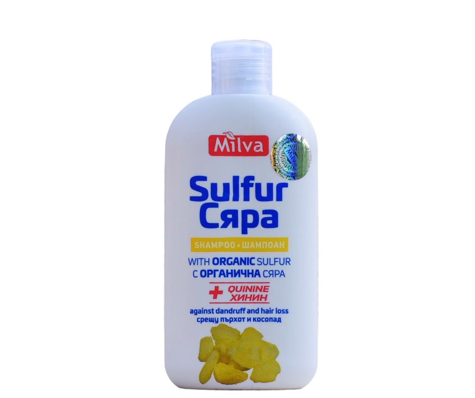 Milva šampón síra a chinín 200ml