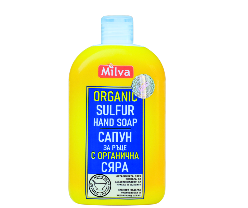 Tekuté mydlo s organickou sírou Milva, 300ml