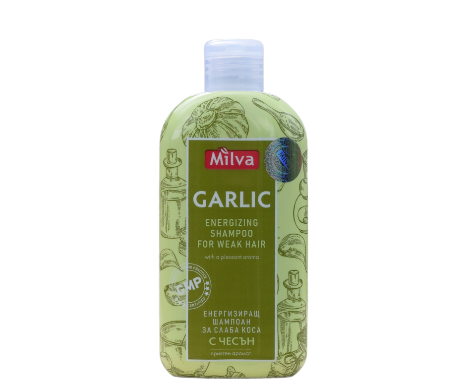 Milva energizujúci šampón cesnak 200ml