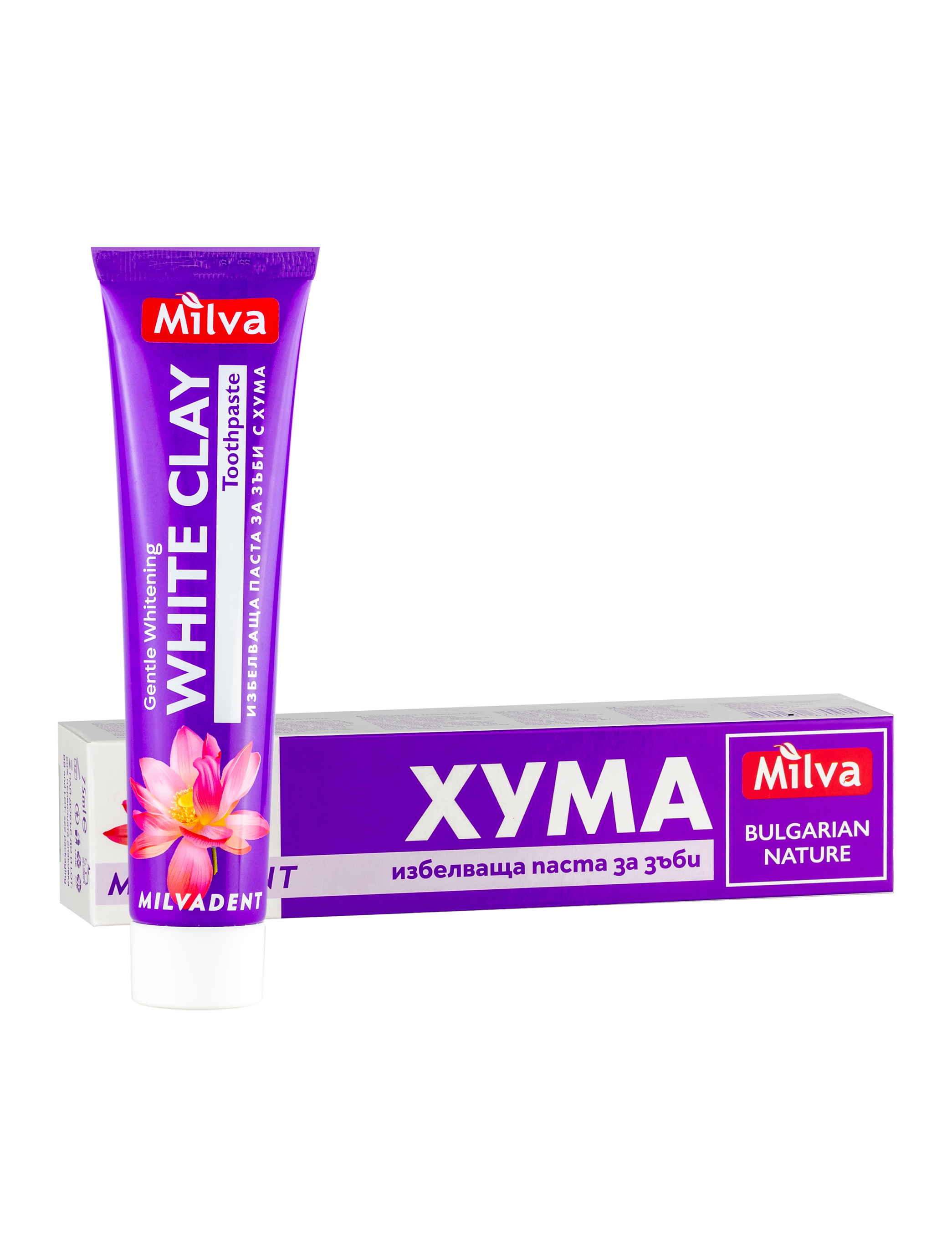 Milva bieliaca zubná pasta s bielym ílom, 75ml