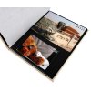 srebrny album slubny 20 czarnych kart 29x24 cm twoj nadruk