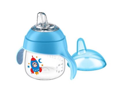 Philips AVENT Hrneček pro první doušky Premium 200 ml modrý