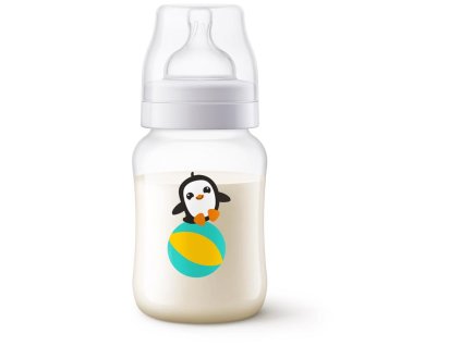 Philips AVENT Láhev Anti-colic 260 ml, tučňák