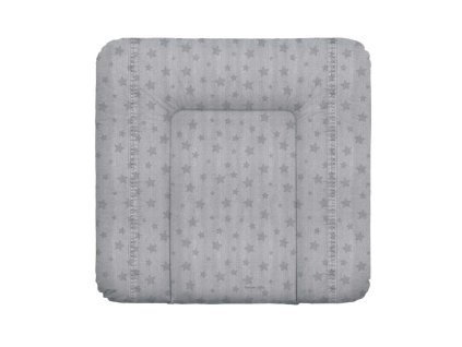 Podložka přebalovací na komodu měkká 75x72 Denim Style Stars grey Ceba