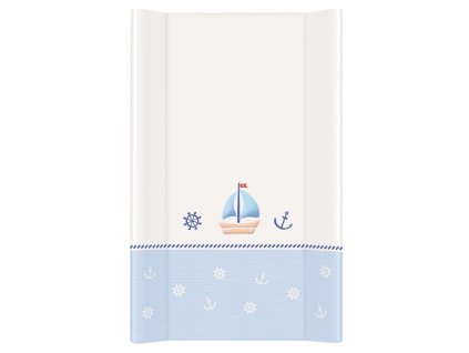 Přebalovací podložka MDF 80 cm Námořník bílo-modrá