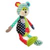 Plyšový pískací medvídek Patchwork Bobobaby