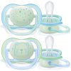 Philips AVENT Šidítko Ultra air noční 0-6m chlapec, 2 ks