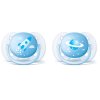 Philips AVENT Šidítko Ultrasoft Obrázek 0-6m chlapec, 2 ks