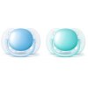 Philips AVENT Šidítko Ultrasoft 0-6m chlapec, 2 ks