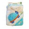 Dětská osuška froté s kapucí Eco a žínka želva Bobobaby 76x76 cm