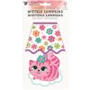 Lampička samolepicí svítící LED kočka 19 cm