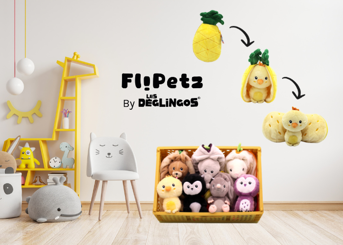 Roztomilí plyšáci Flipetz LOS DEGLINGOS: Hračka, které vaše děti neodolají