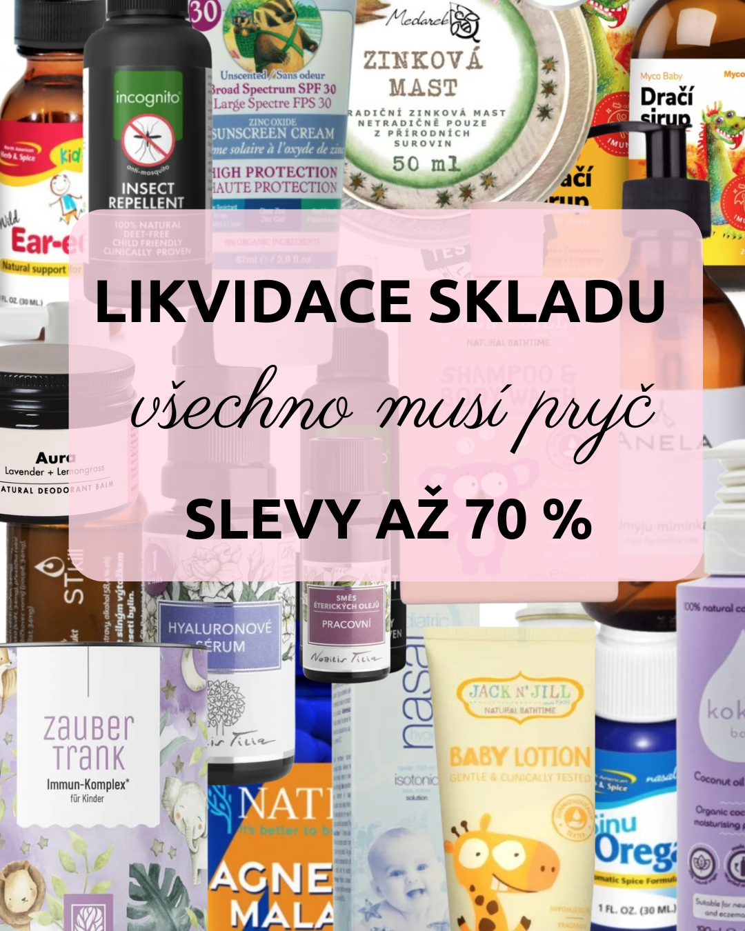 LIKVIDACE SKLADU, VŠECHNO MUSÍ PRYČ!