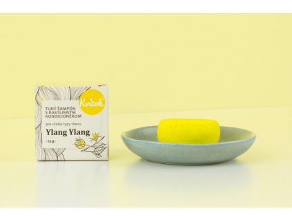 KVITOK Tuhý šampon s kondicionérem pro světlé vlasy - Ylang Ylang