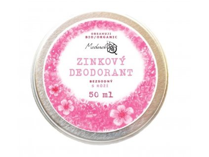 MEDAREK Zinkový deodorant růže