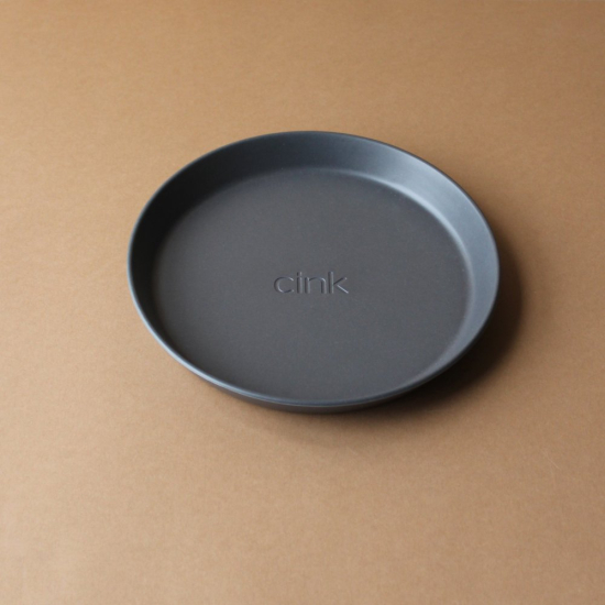 Cink bamboo plates - fog, beet, ocean