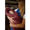 Feather swaddle Pomegranate