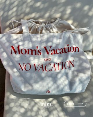 Naše ikonická taška Mom's Vacation aka No Vacation je zpátky! ❤️ Loni jsme k speciálnímu 10. výročí udělaly tyto jedinečné...