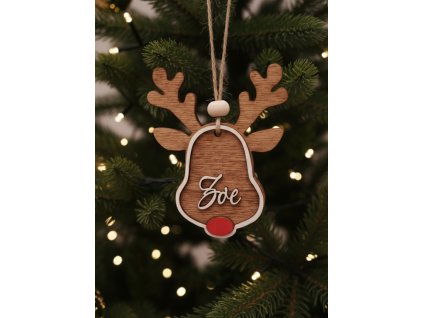 vianocna ozdoba na stromcek s menom sobik